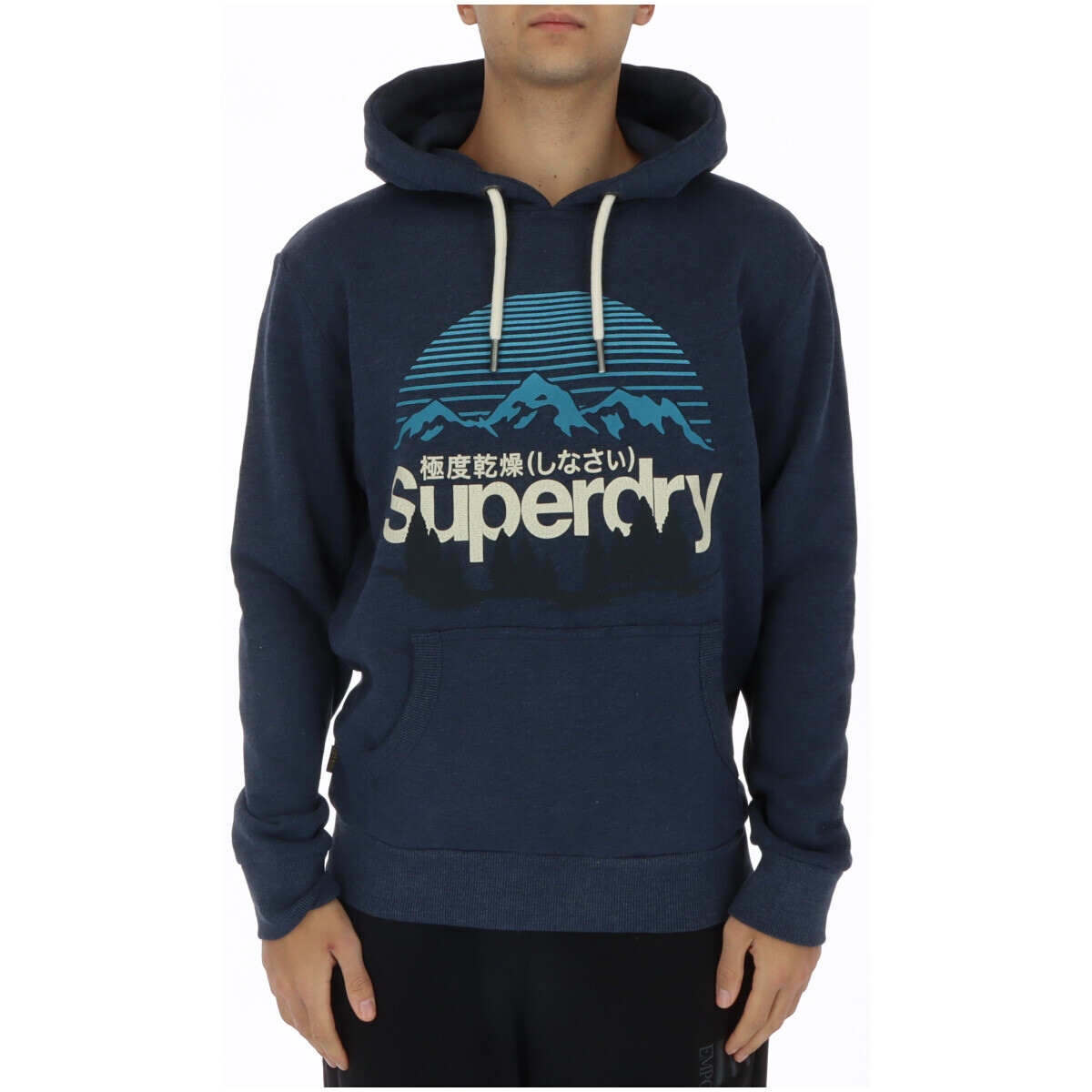 

Толстовка мужская Superdry. с принтом, синий