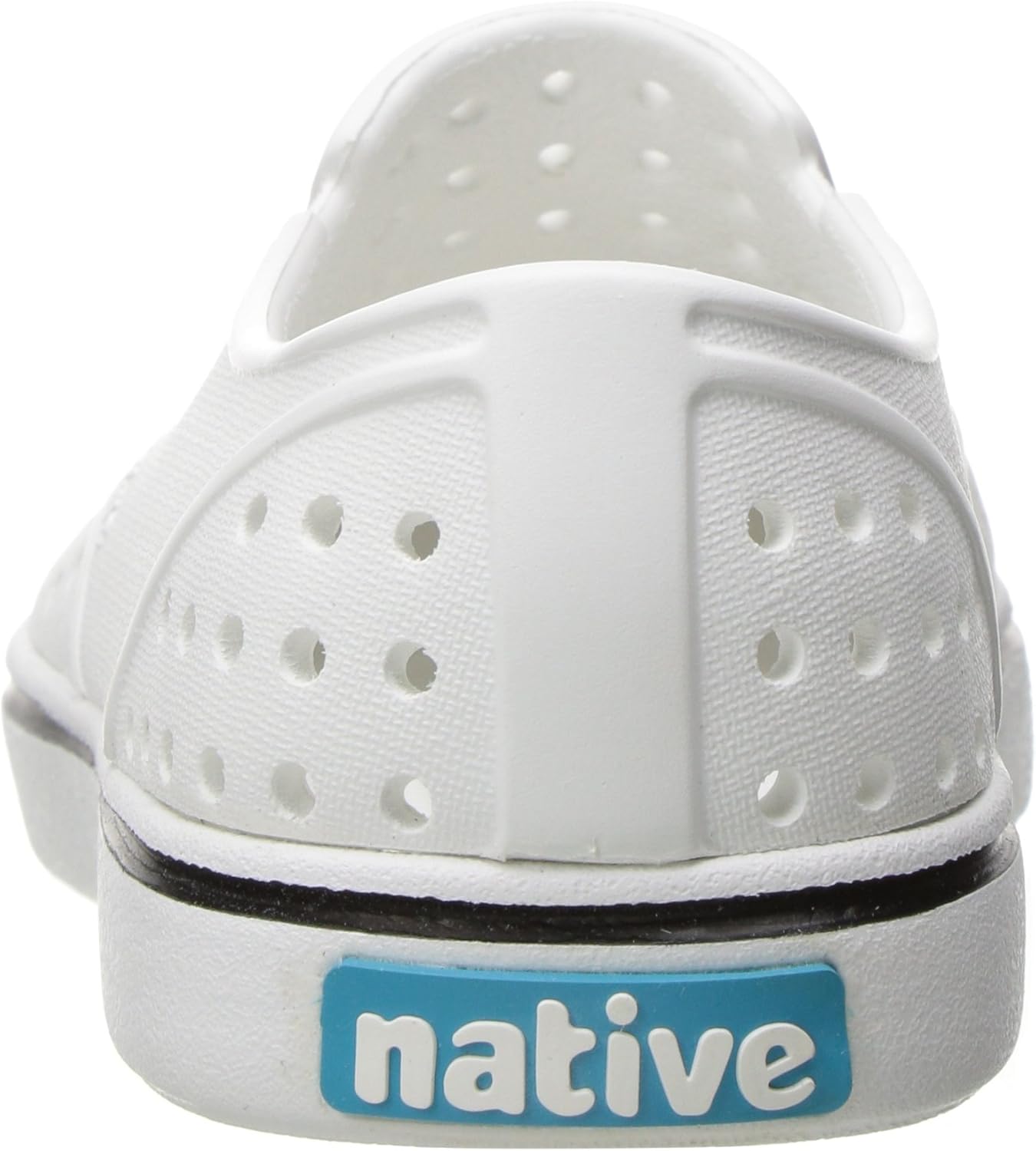 Кроссовки без шнурков Native Shoes Miles для детей, унисекс, белый — фото 3