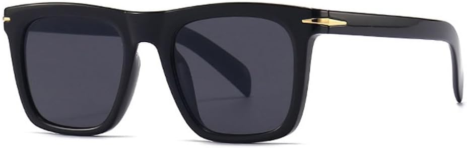 

Ретро женские солнцезащитные очки класса люкс с декоративными заклепками, защита от УФ-излучения UV400; мужские солнцезащитные очки с градиентным покрытием HVTVTLA, Black Grey