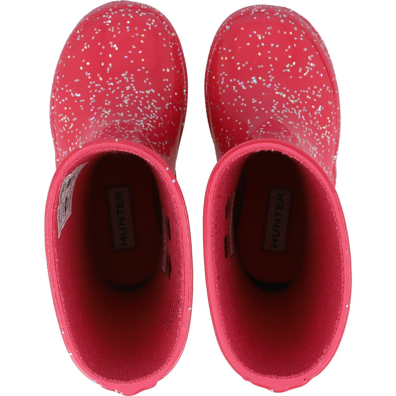 Ботинки Hunter Kids Original First Classic Giant Glitter Wellington Boots (Toddler/Little Kid) — фото 4