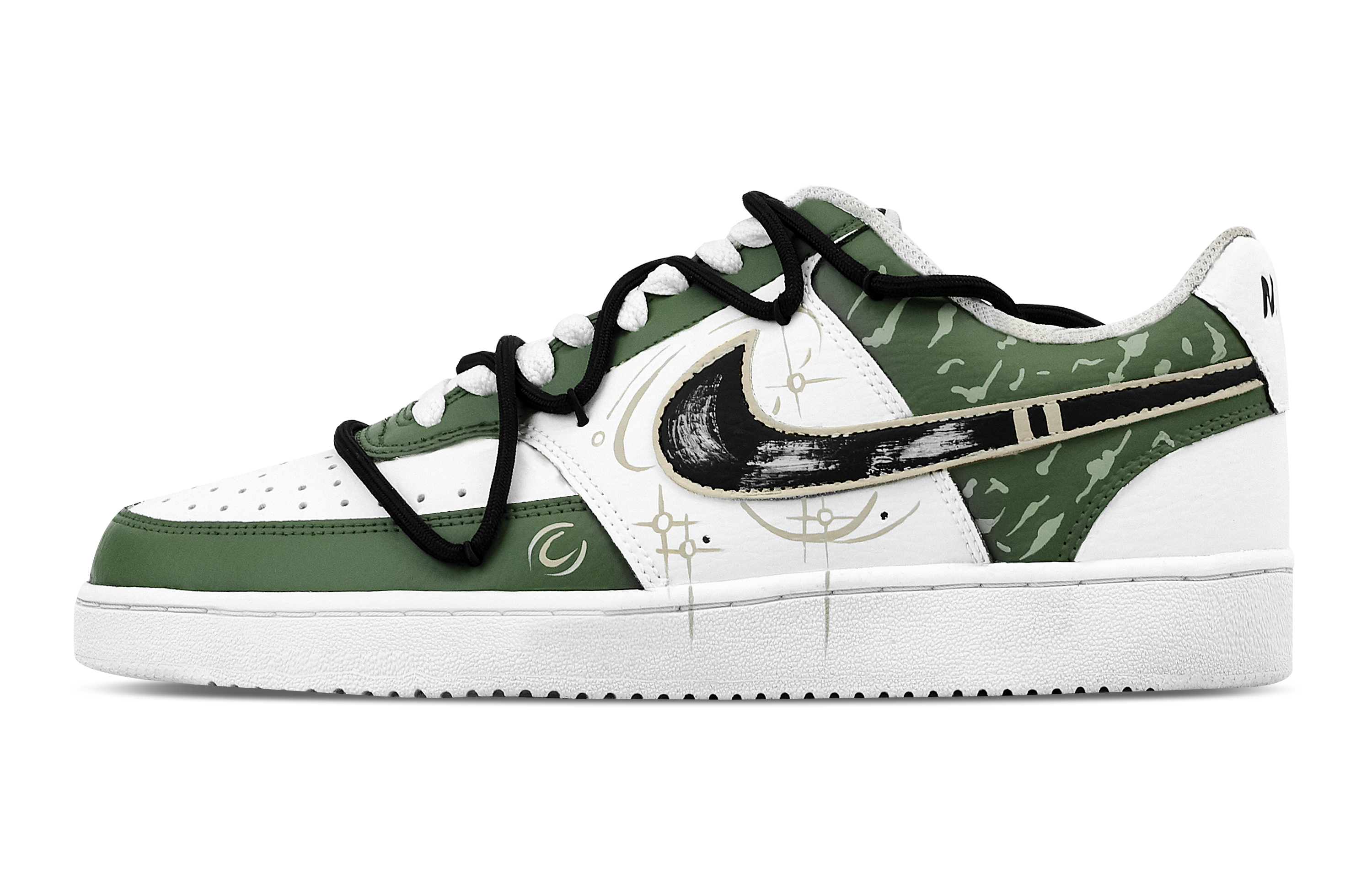 

Кроссовки для скейтбординга Court Vision 1 Wilderness Wind Low Top, мужские, зеленые Nike, Green