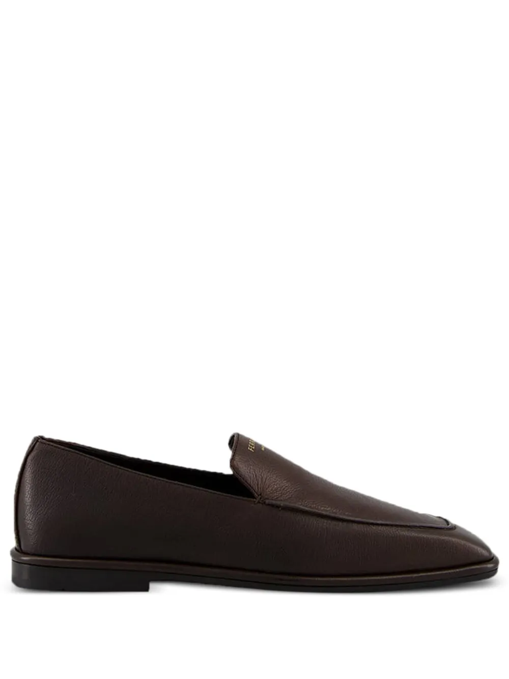 

Лоферы с эффектом чеканки Ferragamo, коричневый