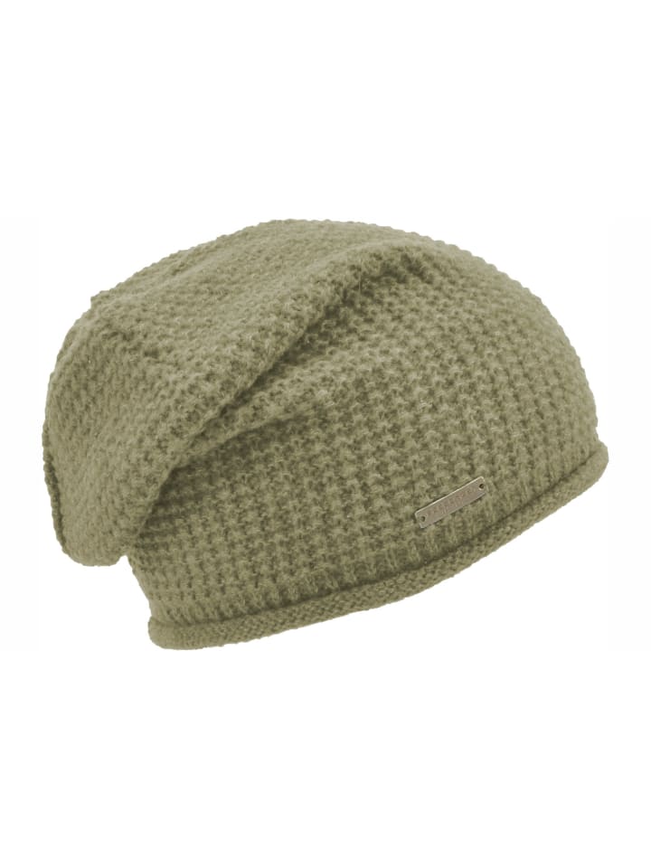 

вязаная шапка зеленого цвета Seeberger