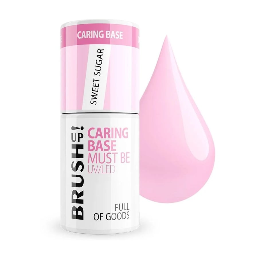 

BrushUp!, гибридная база для ногтей Caring Base Sweet Sugar 5 г