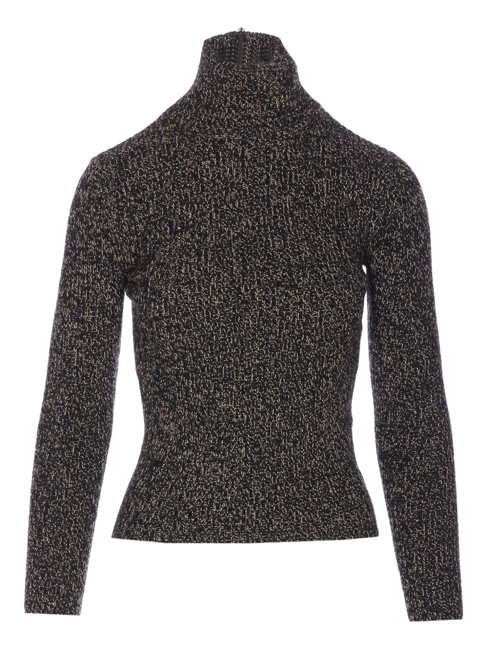 

Джемпер с высоким воротом и эффектом букле Max Mara, черный