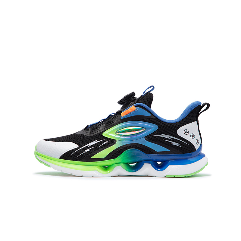 

Детские кроссовки с низким верхом и противоскользящей подошвой, устойчивые к износу XTEP, черный/синий/зеленый