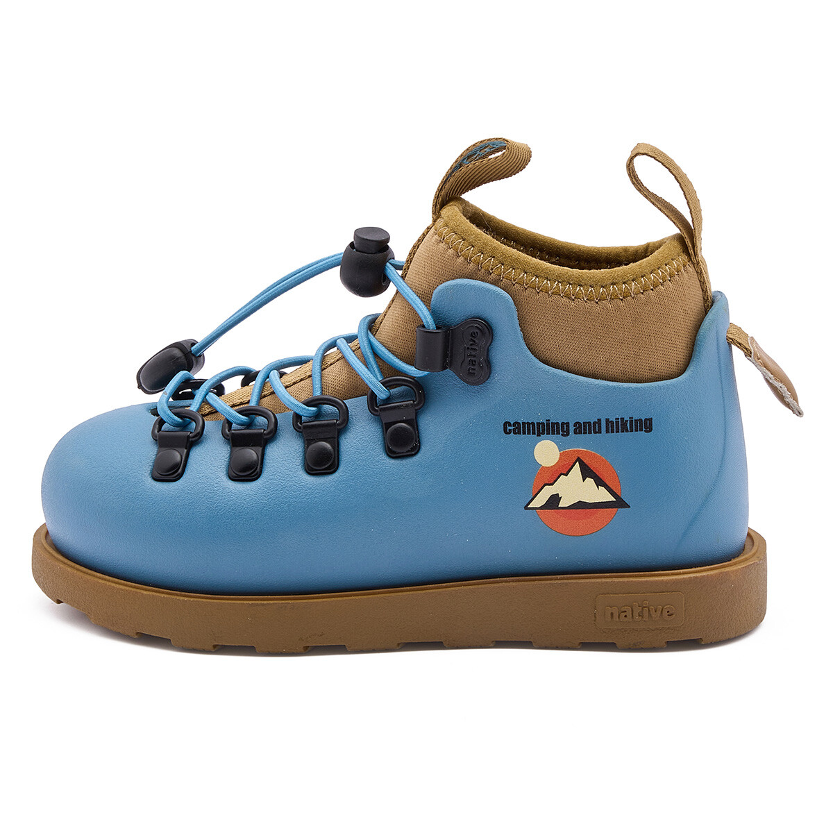 

Fitzsimmons Kids Boots Kids Delphinium Blue|горный принт|коричневый Native Shoes, синий