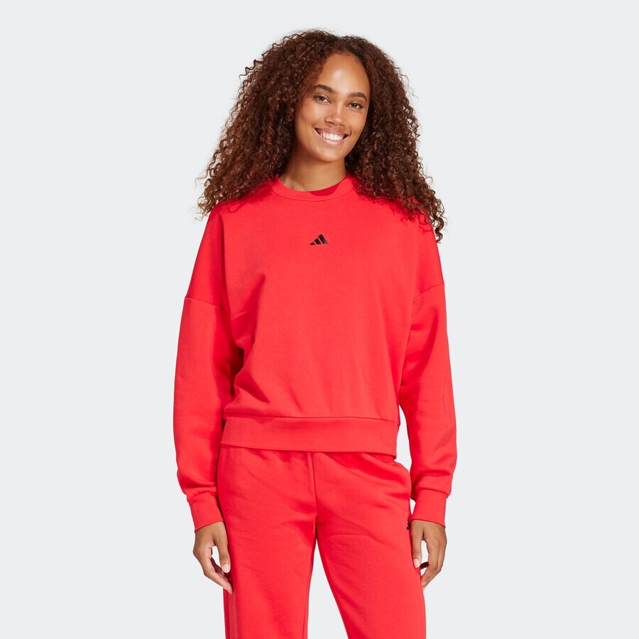 

Свитер с капюшоном на молнии ADIDAS SPORTSWEAR Athletic Sweatshirt, красный