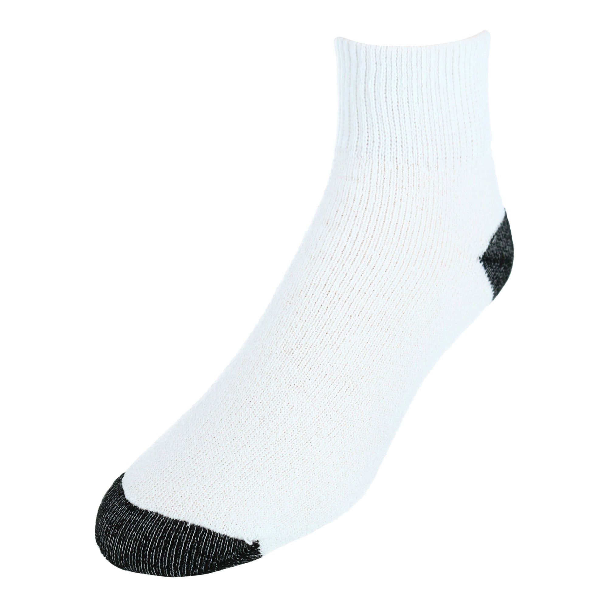 

Мужские носки из хлопковой смеси (4 пары) CTM, цвет white with black