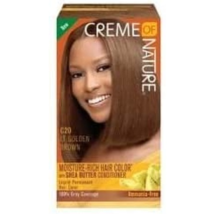 

Жидкая краска для волос Creme of Nature золотисто-коричневый C20 Gold 155 г