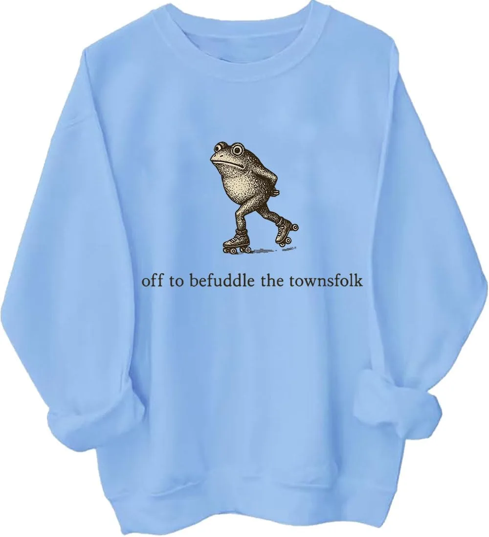 

Толстовка с лягушкой на роликах Czbic