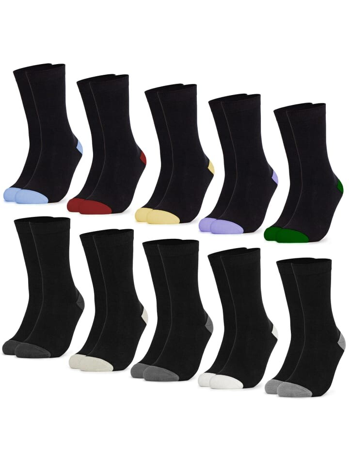 

Носки Occulto 10er Pack Muster Baumwoll Gertrud, цвет schwarz-herbst