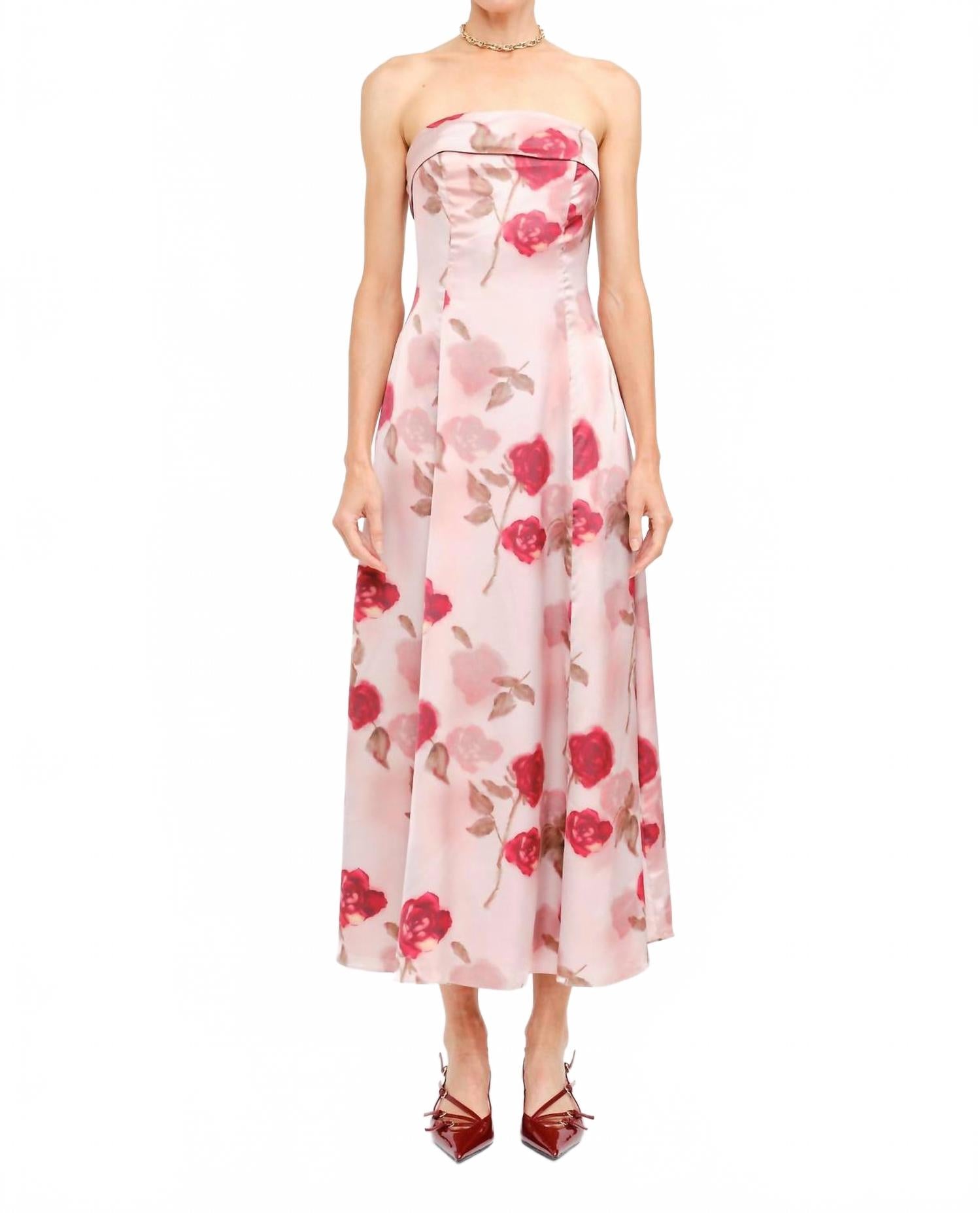 

Sofie the Label Платье без бретелей Lovie Rose бледно-розового цвета