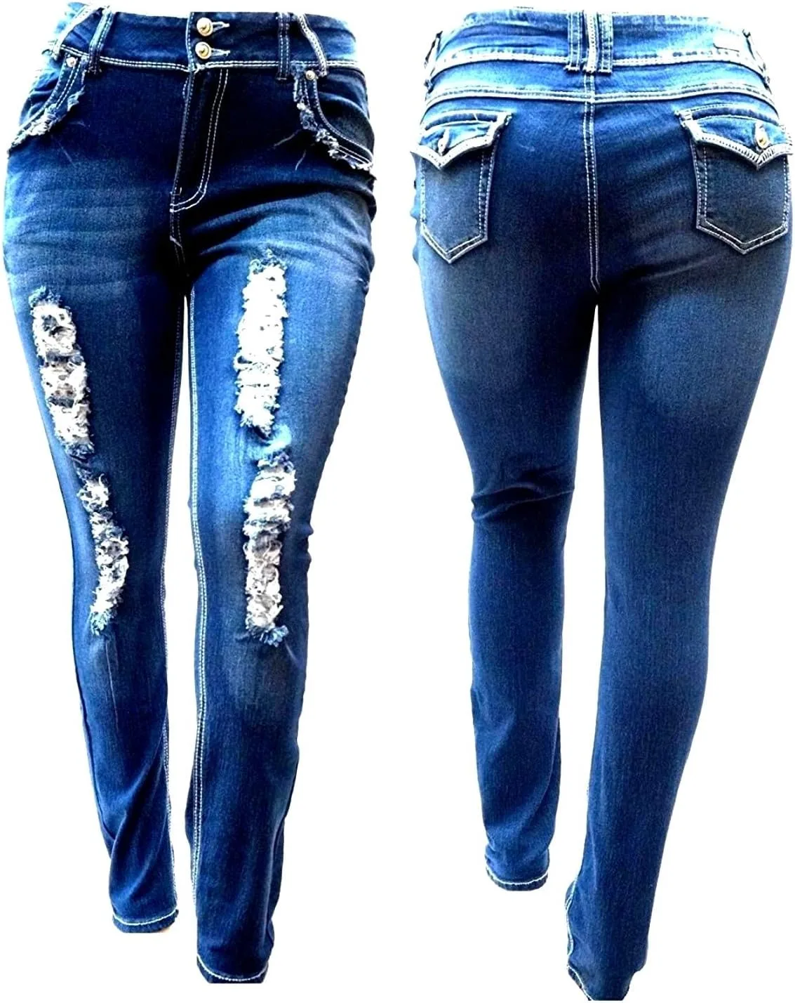 

Jack David женские джинсы plus size с потертостями и разрывами в стиле destroyed 1826 Jeans Jack David