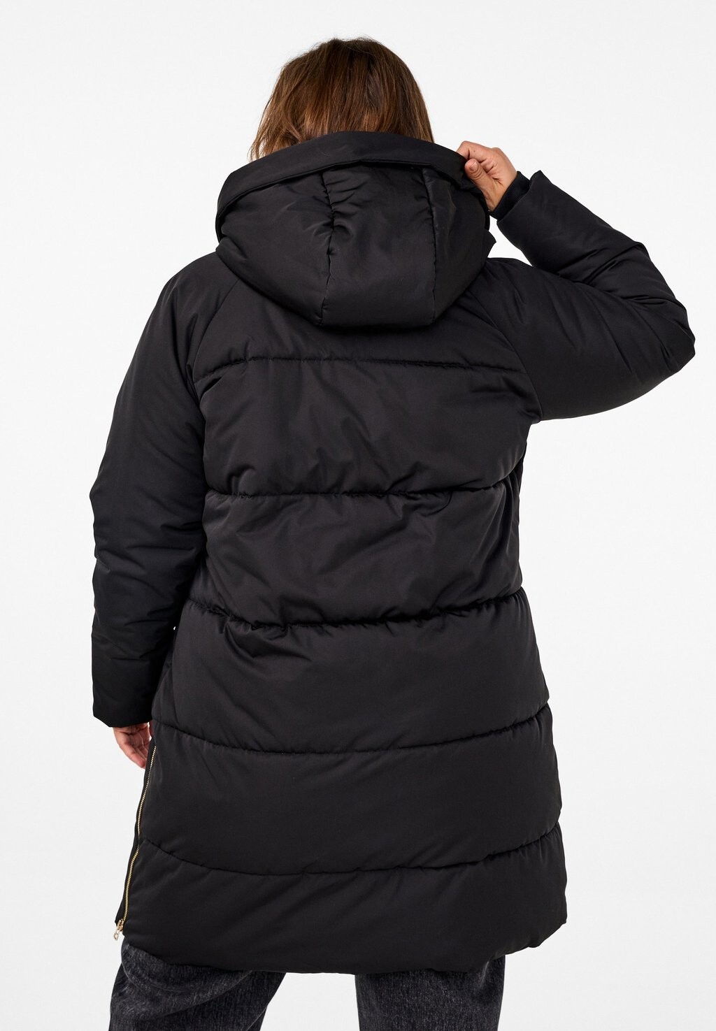 

Зимнее пальто PUFFER MIT KAPUZE Zizzi, черный