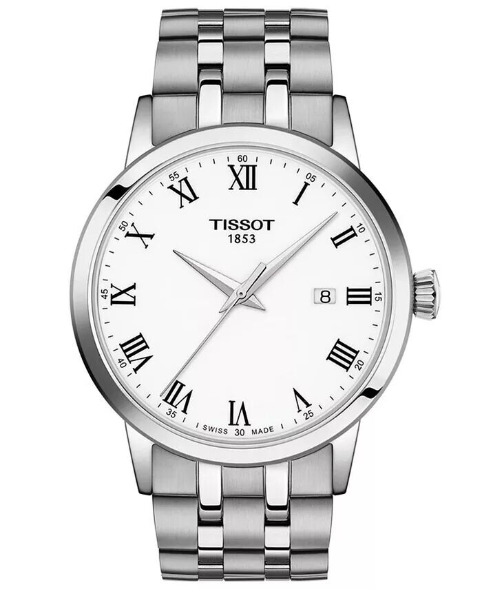 

Мужские часы Swiss Classic Dream с браслетом из нержавеющей стали, 42 мм Tissot