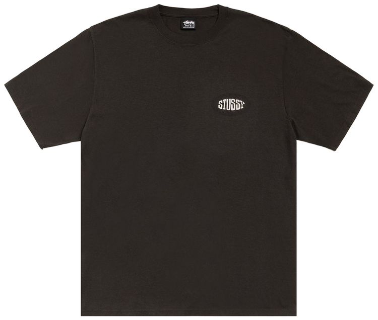 

Футболка Stussy Tile Oval Tee, окрашенная пигментом в цвет «выцветший черный», Черный, Футболка Stussy Tile Oval Tee, окрашенная пигментом в цвет «выцветший черный»