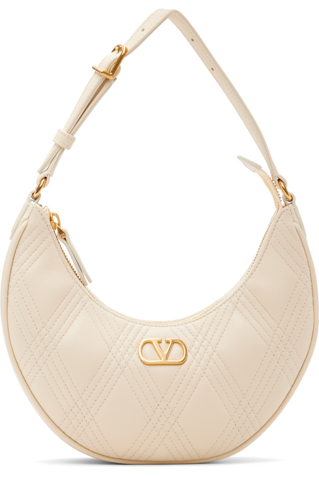 

Valentino Garavani Мини-Сумка Off-White Quiltie 67