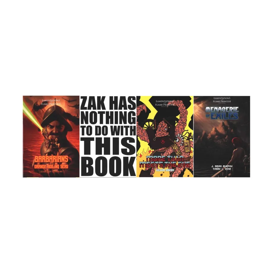 

Lamentations Gen Con 2019 Exclusive Set, Lamentations of the Flame Princess and Other OSR Compatible Adventures, мягкая обложка