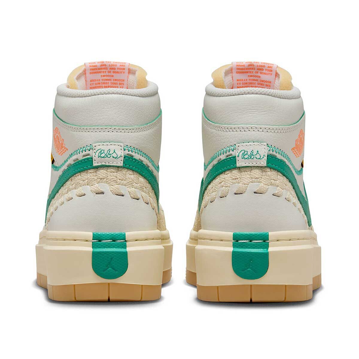 Кроссовки W AIR JORDAN 1 ELEVATE HI SP UNION X BBS Jordan, цвет Segel/Kinetisch Grün-Muslin-Kautschukgelb — фото 3