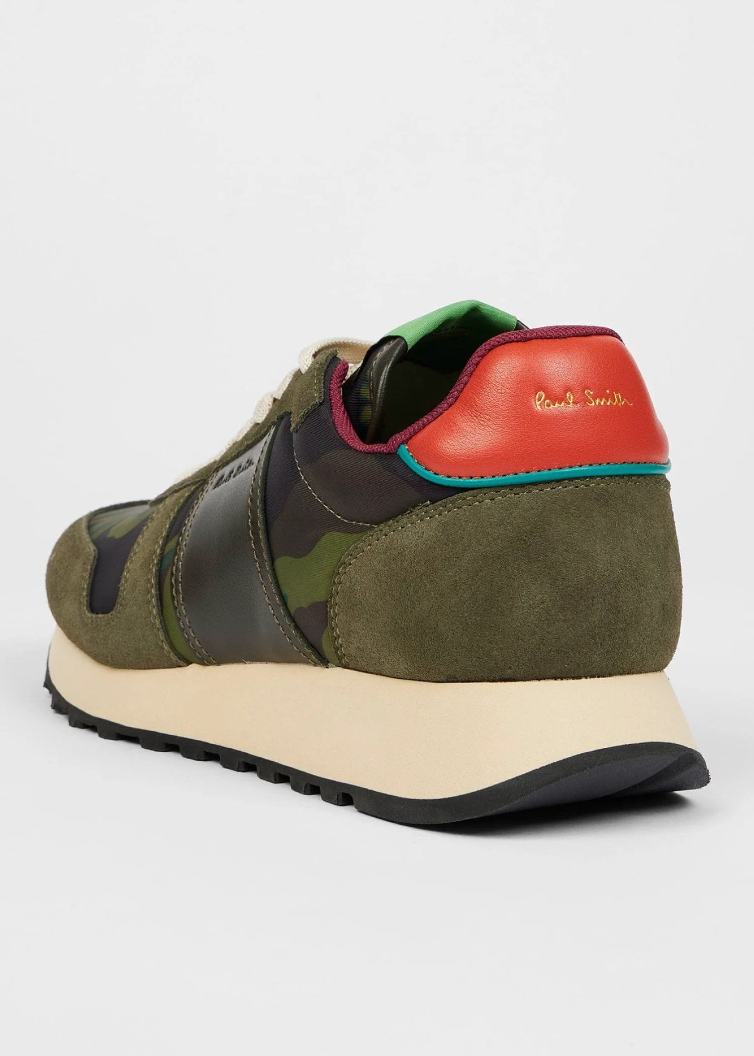 Кроссовки "восьмидесятых" Paul Smith, Dark Green 9 — фото 4