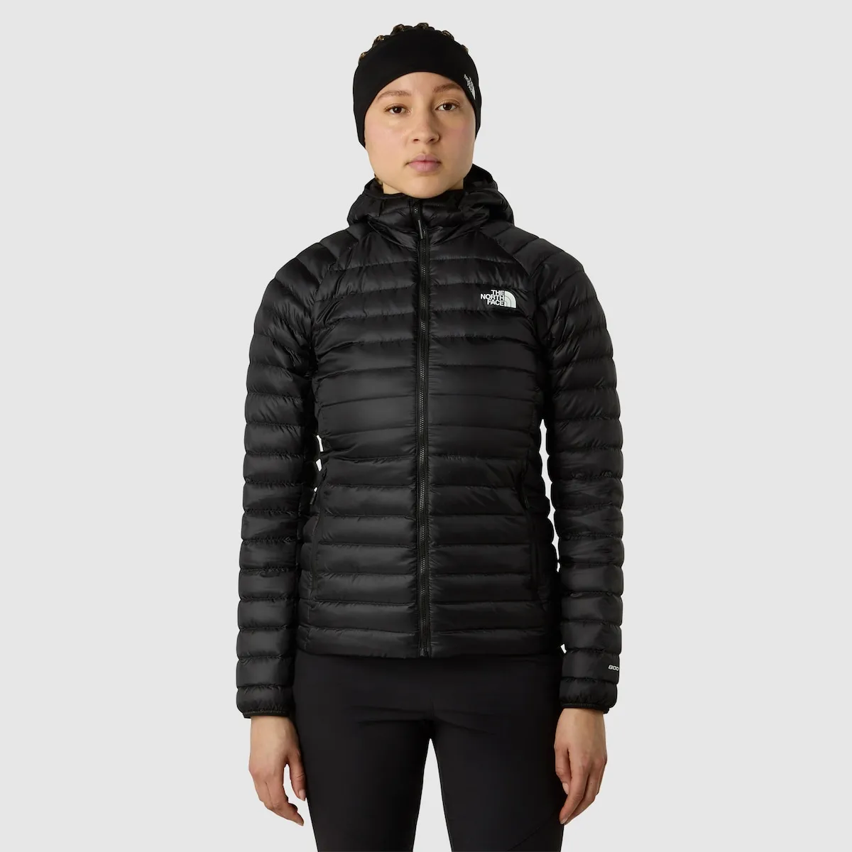 

Женский пуховик с капюшоном Bettaforca The North Face, черный