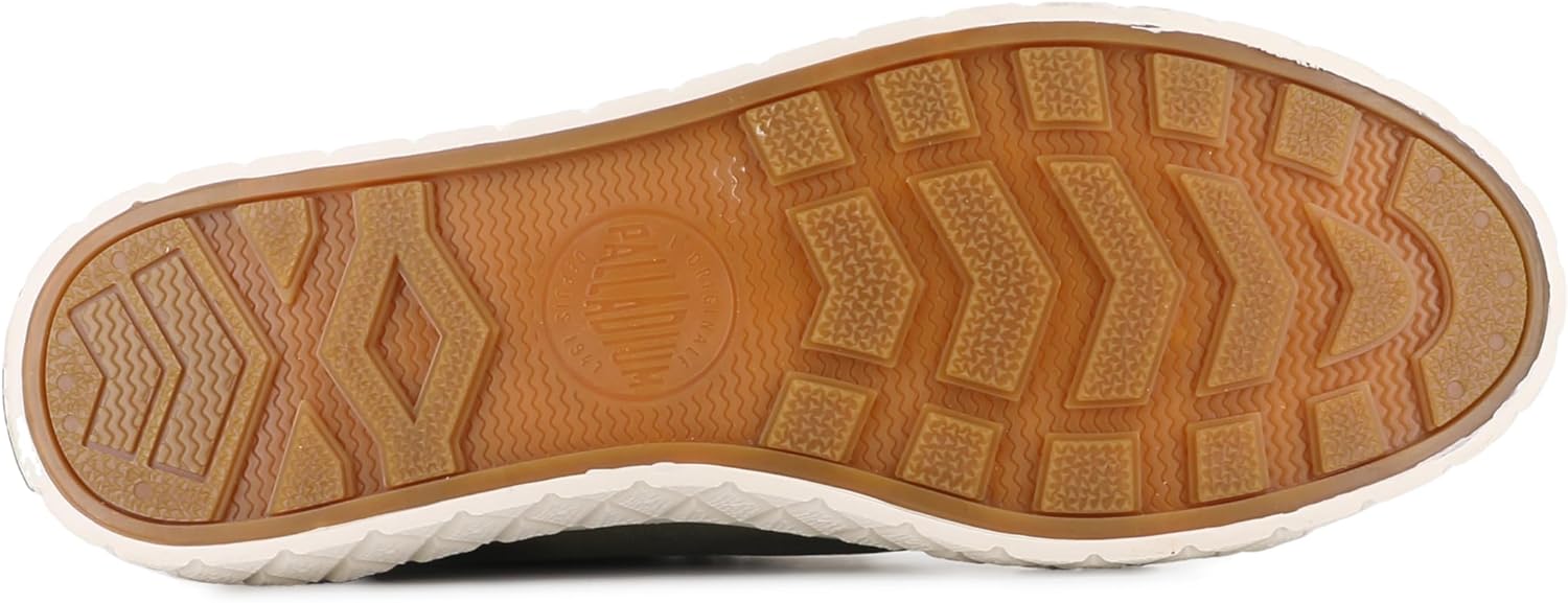 Кроссовки Palladium Unisex Palla Ace Mid из органического канваса на шнуровке, зеленый — фото 3
