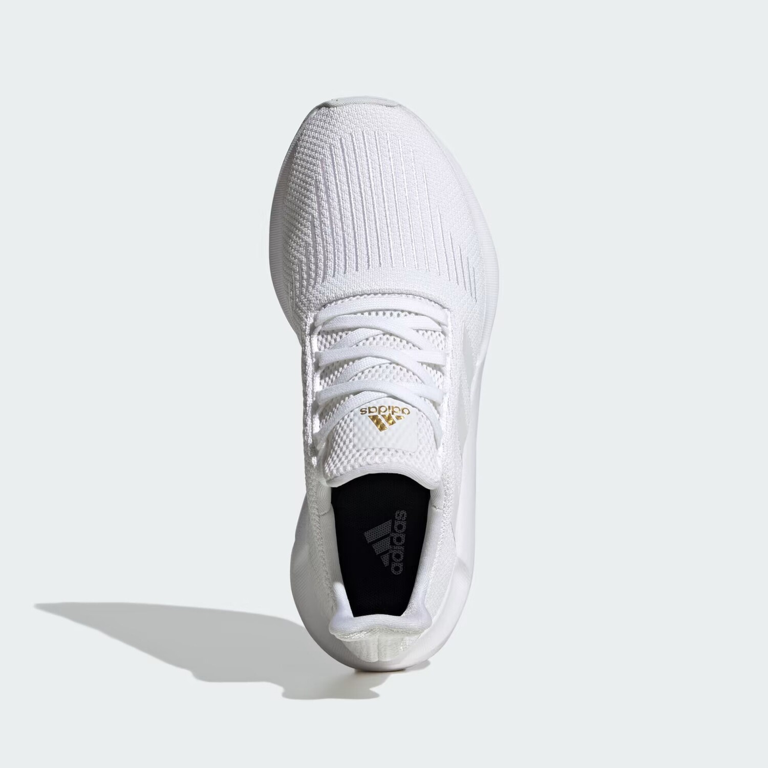 Кроссовки Swift Run 1.0 Adidas, цвет Cloud White/Cloud White/Gold Metallic — фото 3