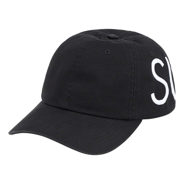 

Бейсболка spread 6-panel 'black white' Supreme, черный