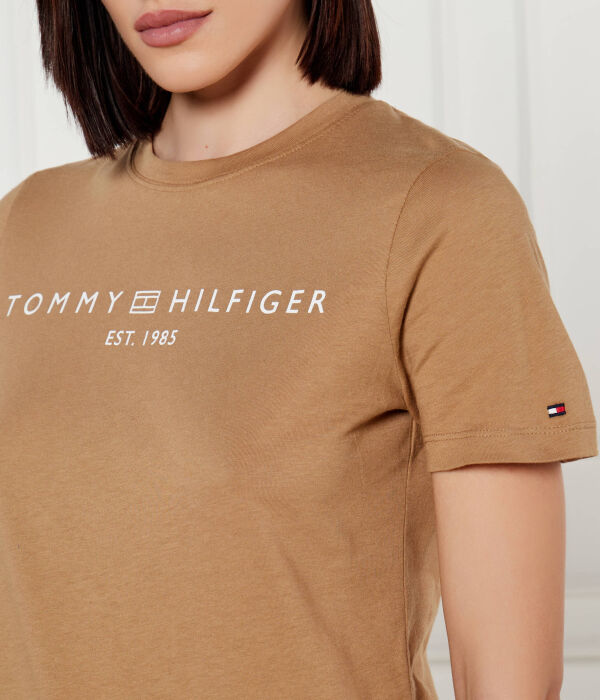 Футболка Tommy Hilfiger Regular Fit, бежевый — фото 4