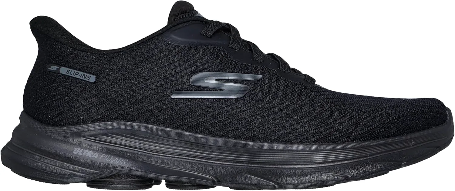 Мужские кроссовки Skechers Go Walk 8 Pate без застежек, черный