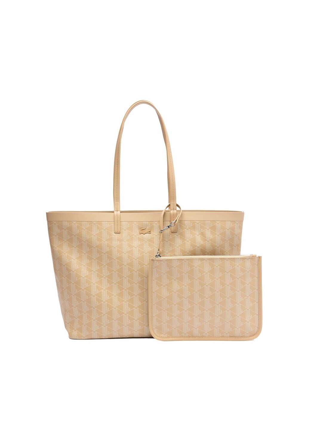

Женская сумка — большая сумка Zely Monogram с подходящим мешочком, 30x35x14 см (ВxШxГ) LACOSTE, бежевый