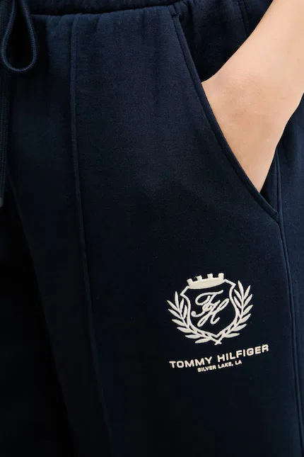 Джоггеры с высокой посадкой Tommy Hilfiger, синий — фото 4