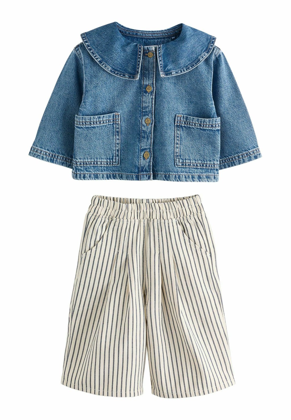

Брюки REGULAR FIT STRIPE SET Next, синий