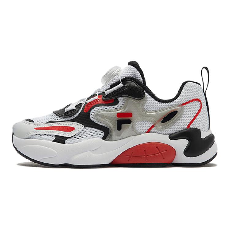 

FILA KIDS Кроссовки для бега с низким верхом, противоскользящие, износостойкие, дышащие, белые, черные, подростковые