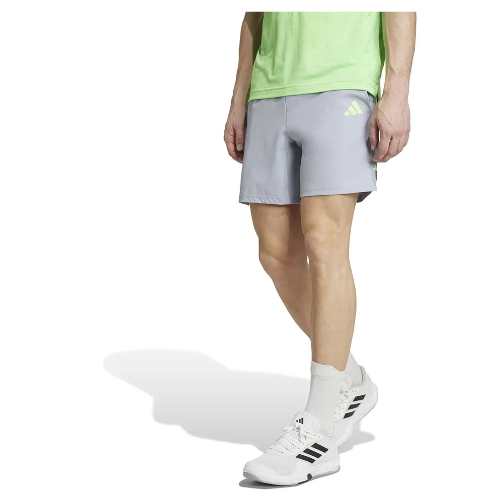 

Шорты adidas Gym+ 5В'' shorts, серый