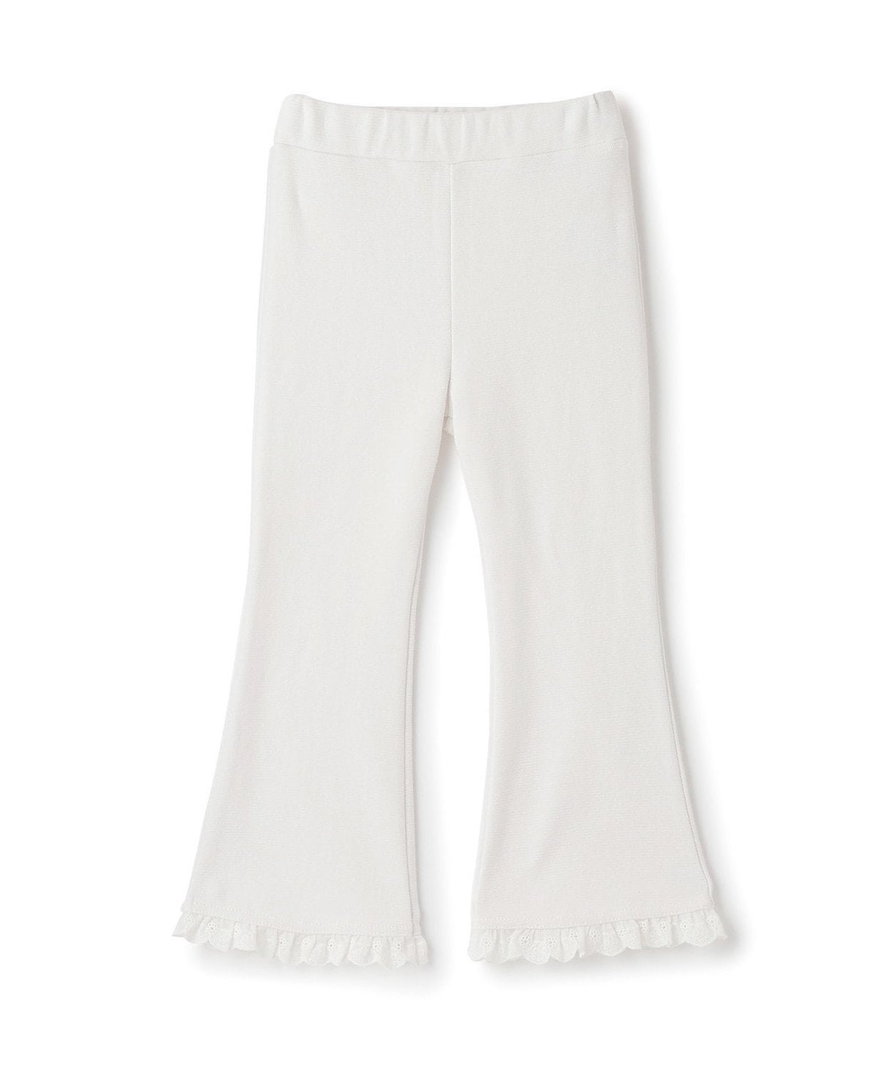 Расклешенные брюки Cherry Lace Lycee mine, Ivory