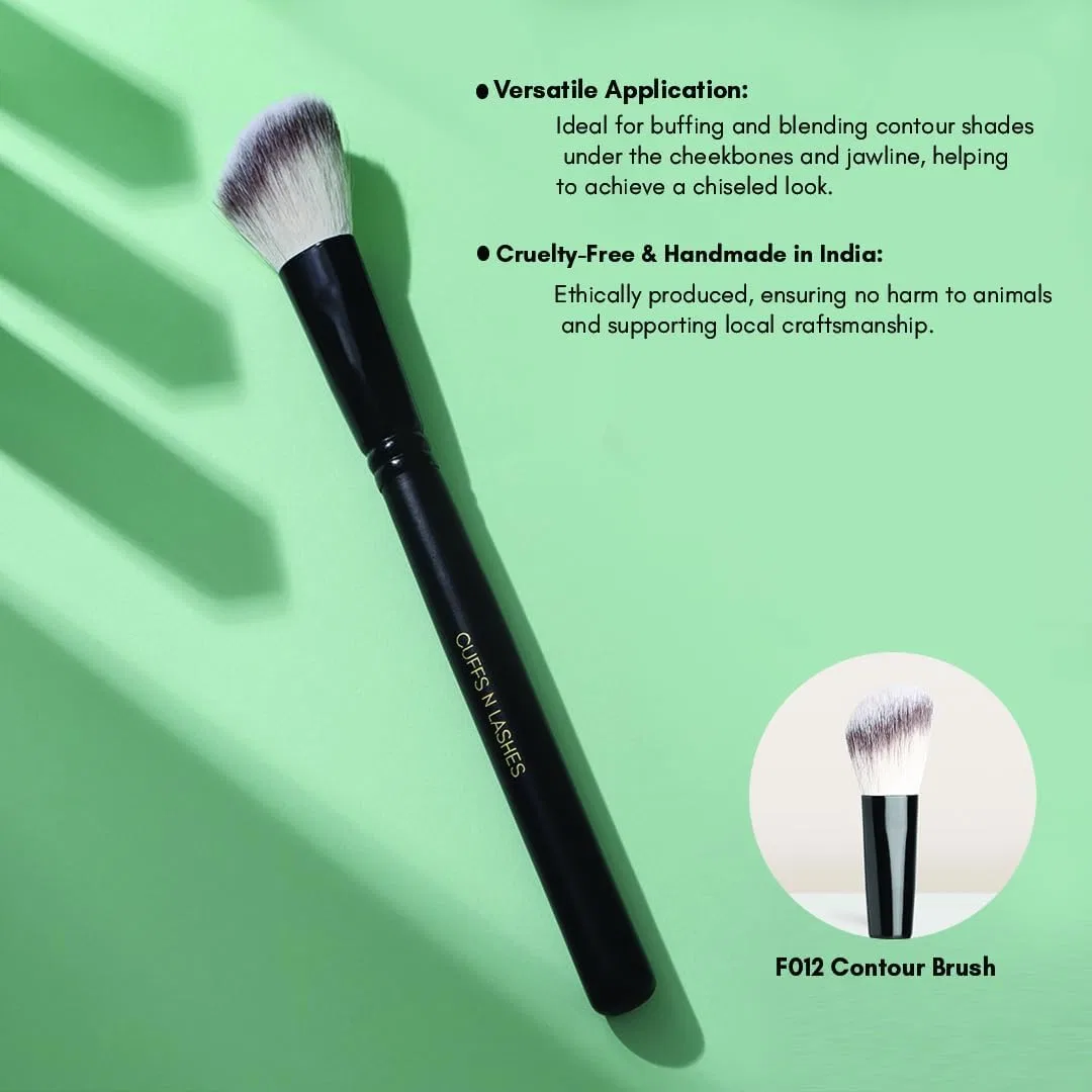 Кисть для контуринга Cuffs N Lashes F012, синтетическая, 1 шт — фото 2