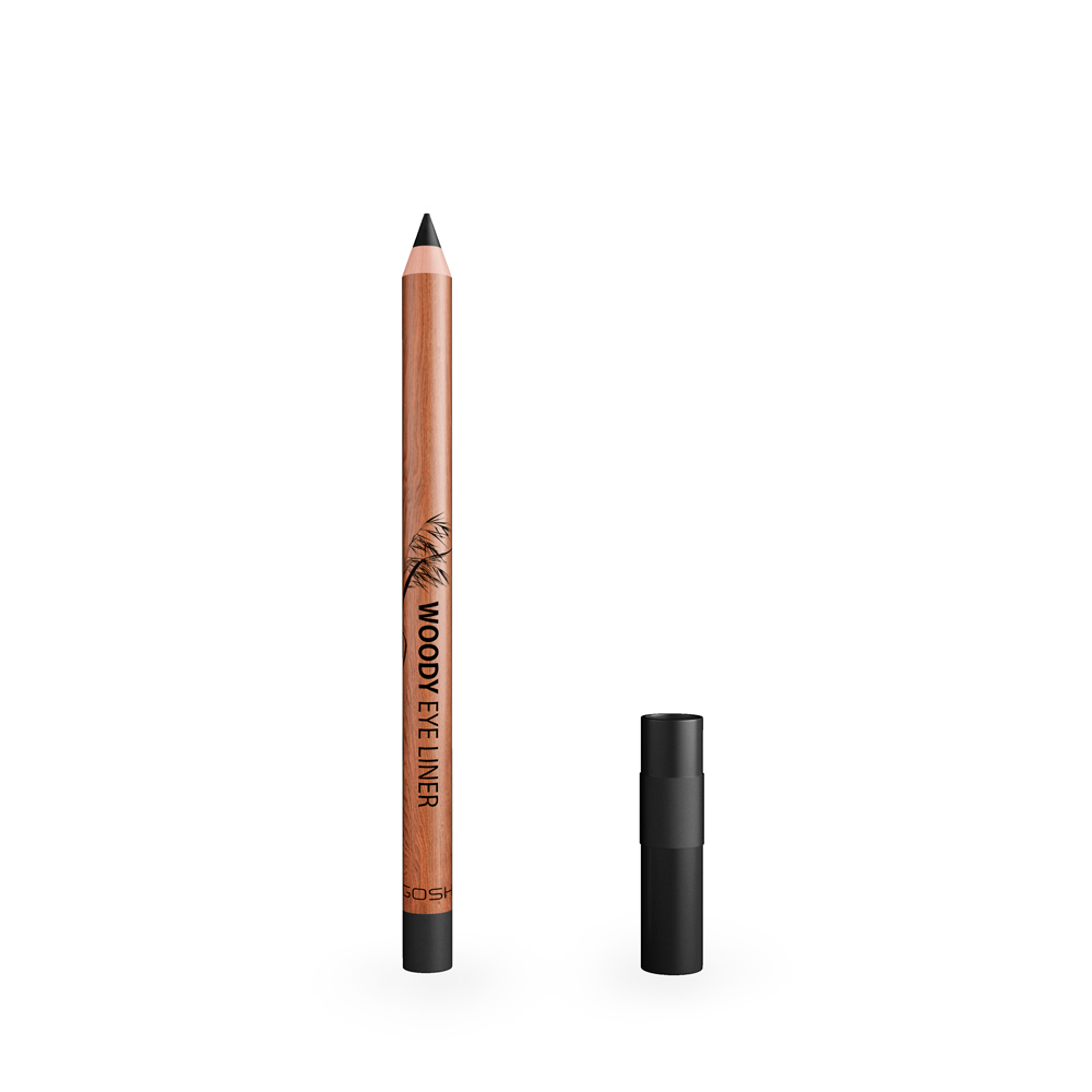 

Подводка для глаз woody eye liner Gosh, цвет nr. 001 ebony black, вес 1.1 гр.