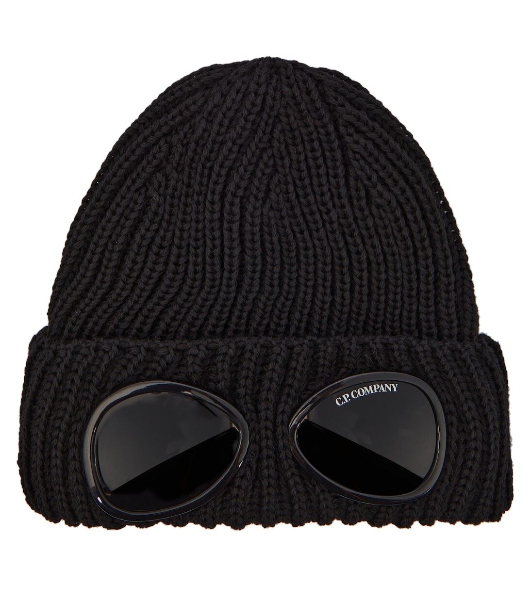 

Шерстяная шапка goggle C.P. Company Kids, черный