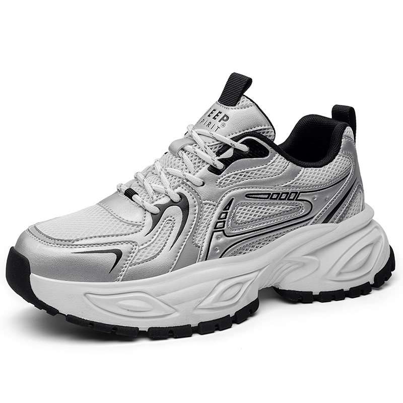 

Кроссовки Low Top Chunky из коллекции Sparkling Galaxy мужские JEEP SPIRIT, серебро