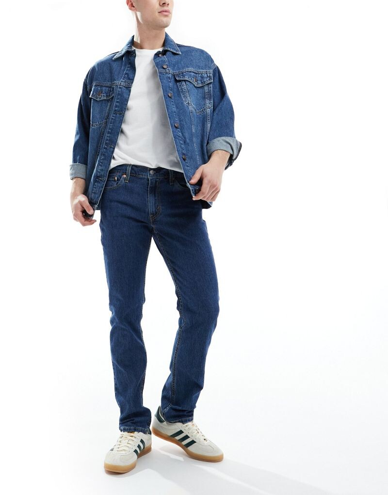 

Джинсы узкого кроя Levi's 511 темно-синего цвета