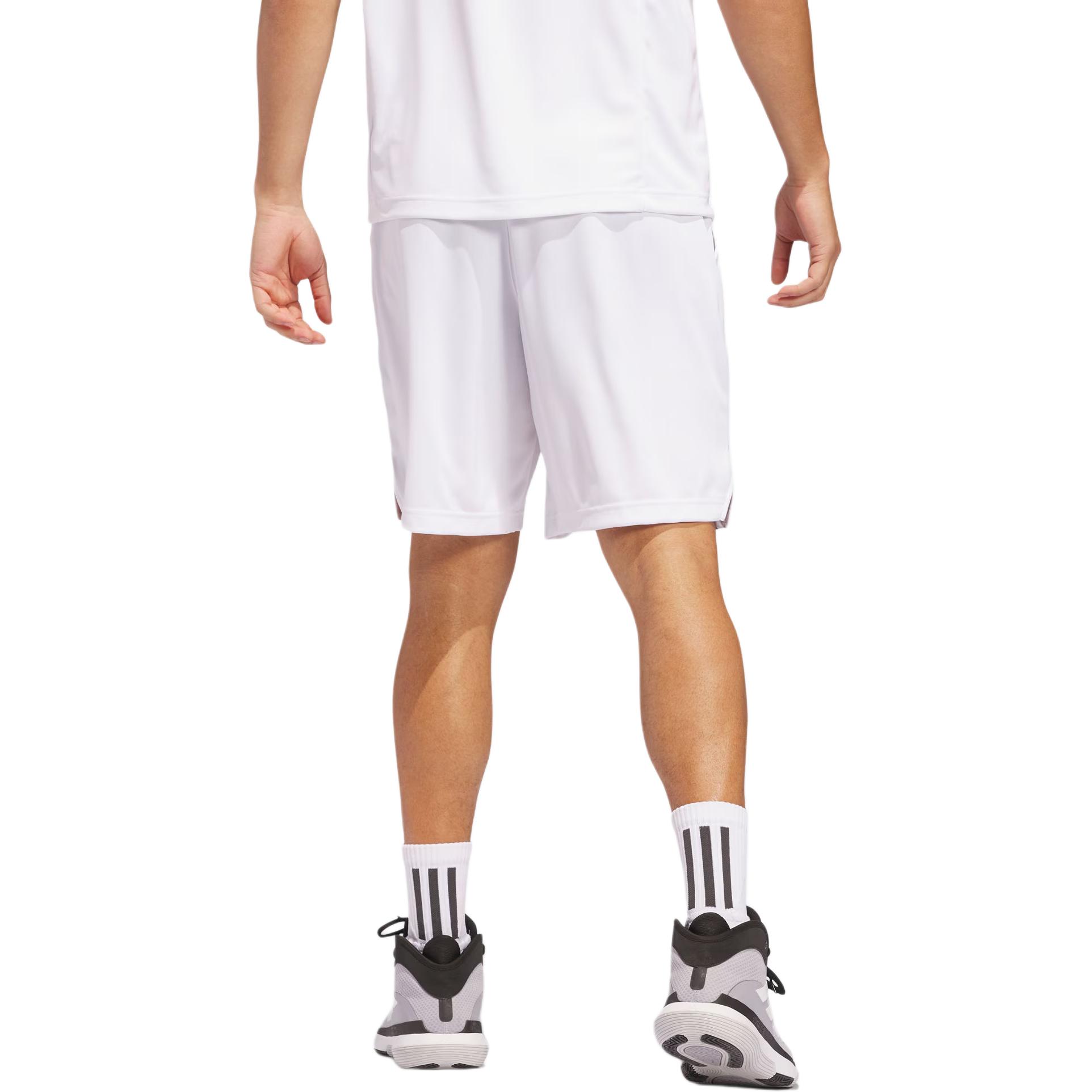 Баскетбольные шорты SS25 Legends спортивные шорты мужские Adidas, белый/черный — фото 4