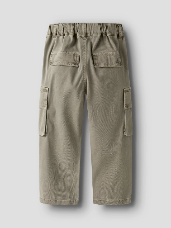 Детские брюки-карго Name it Boys' Cargo Pants NMMBEN TAP CARGO TWI PANT 8950-PO цвета шиншиллы — фото 3