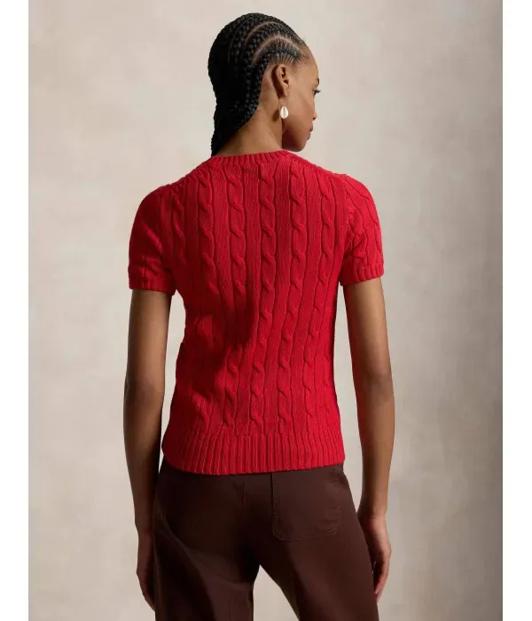 Свитер slim fit Polo Ralph Lauren, красный — фото 3