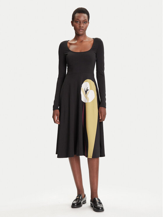 

Повседневное платье regular fit Lirio 25WWVK29 Desigual, черный