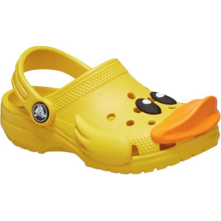 Crocs Износостойкие детские ботинки Yellow Infant And Toddler — фото 4
