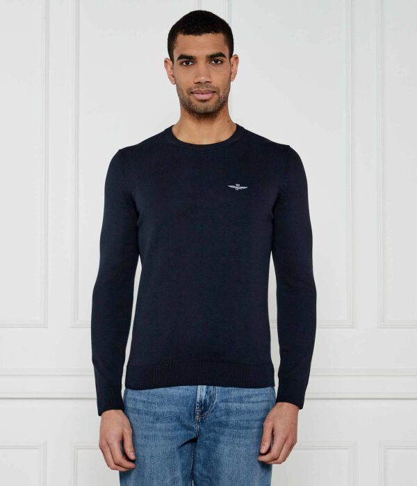 

Свитер мужской Aeronautica Militare Regular Fit, синий