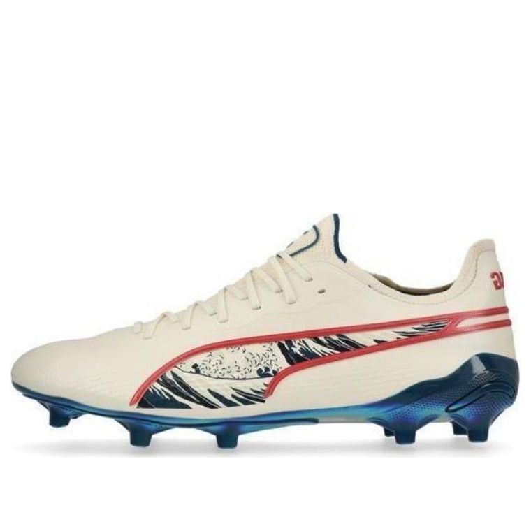 

Кроссовки PUMA x Unisport King Ultimate FG 'Cream White Red', белый