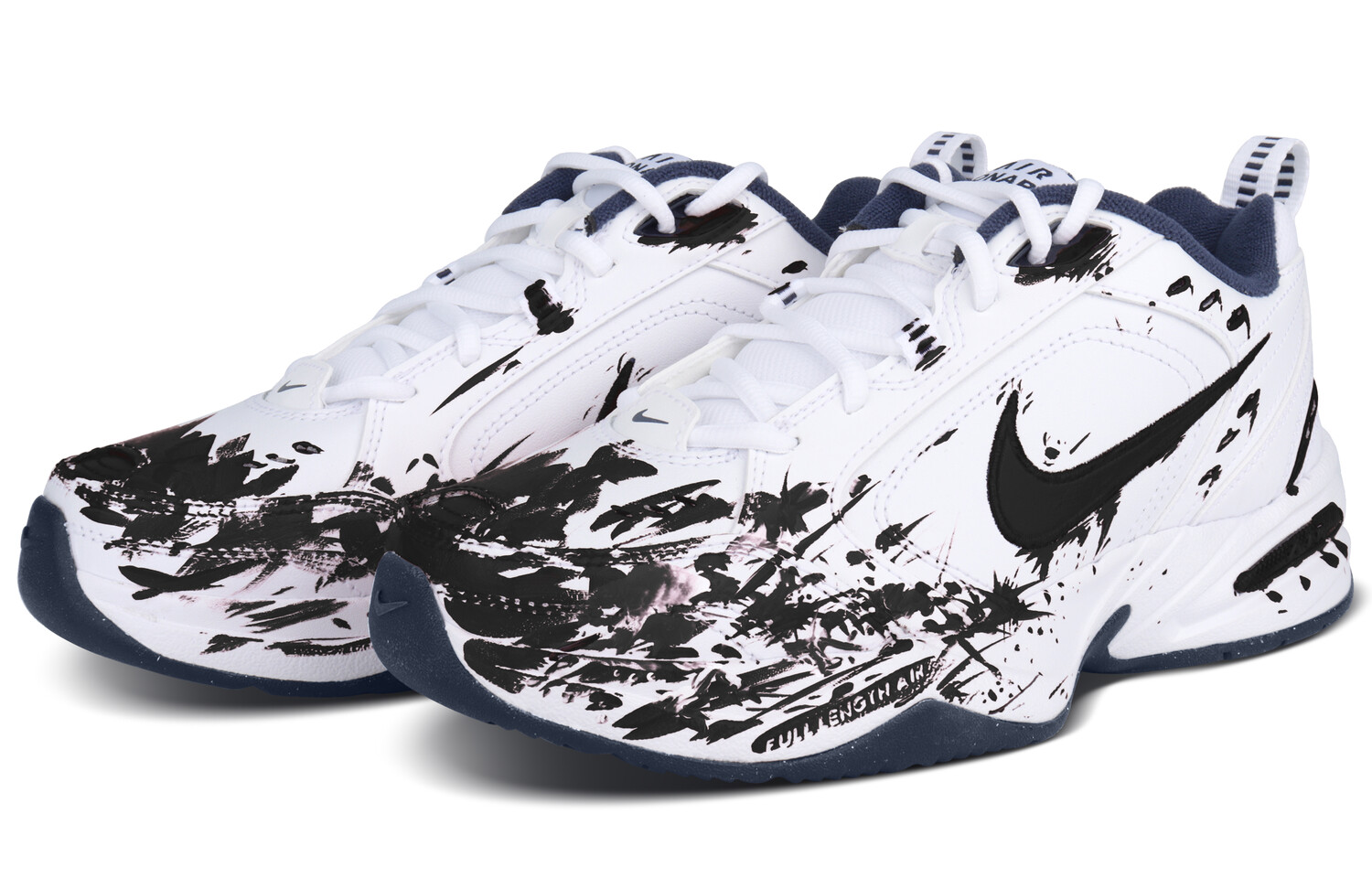 

Кроссовки Nike Air Monarch 4 Chunky Sneakers Unisex Low-top Black, белый